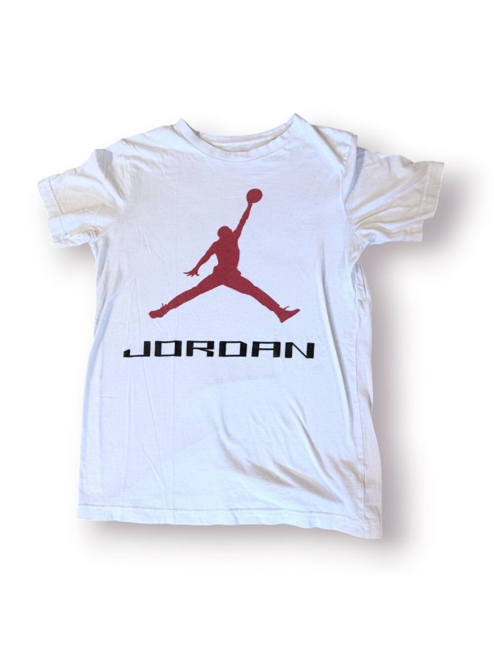 Nike Jordan White T Shirt Boys Size Youth Large Shirt